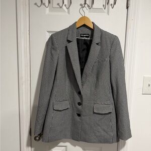 Karl Lagerfeld Houndstooth Blazer